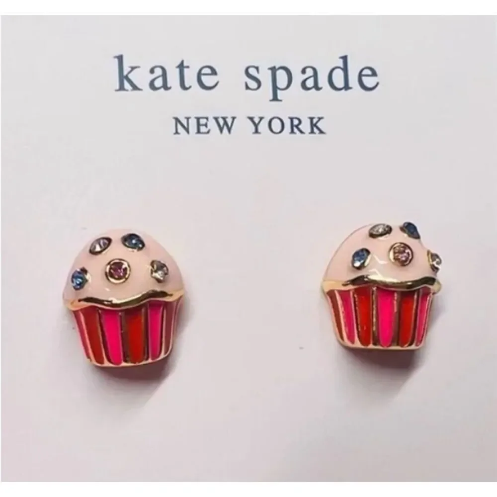 Kate Spade NEW earrings - take the cake Cupcake earrings